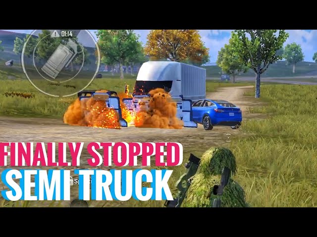 Finally I stopped the semi truck | BGMI | PUBG MOBILE