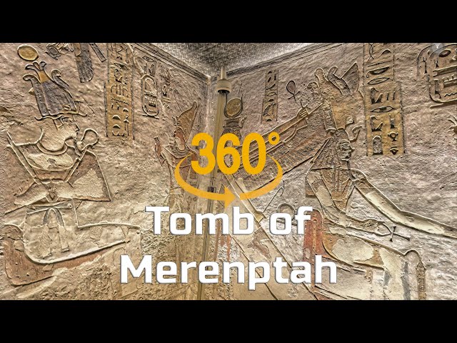 The Temple of Merenptah in 360 VR, also known as the Israel Stele or the Victory Stele of Merneptah