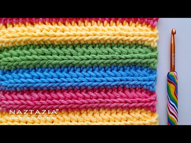 How to Crochet Linked Single Crochet Stitches DIY Tutorial