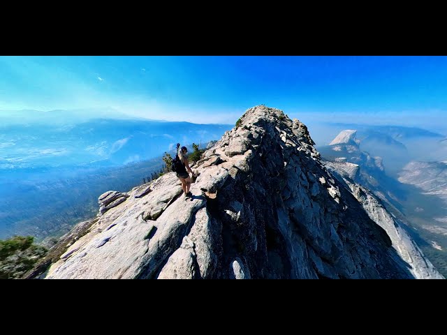 Clouds Rest, Yosemite National Park Insta360 video of the final part