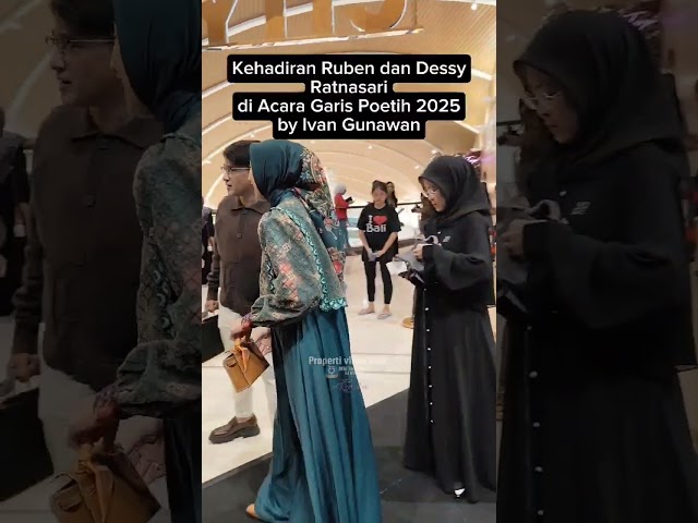 Kehadiran Ruben Onsu dan Dessy Ratnasari di Garis Poetih 2025 #viral #fashion  #fashiontrends