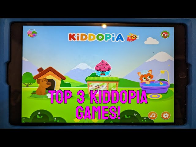 Top 3 Must-Play Games on Kiddopia | Best Games for Kids on iOS & Android