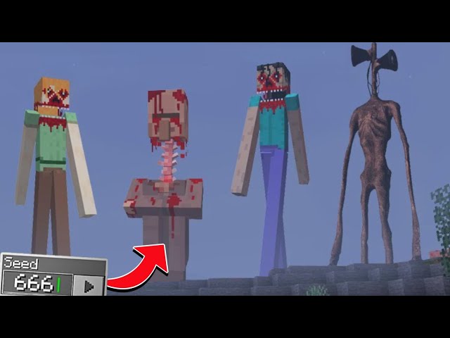 I FOUND HORROR CREATURE IN MINECRAFT 😱 | MINECRAFT SCARY SEED 666 |