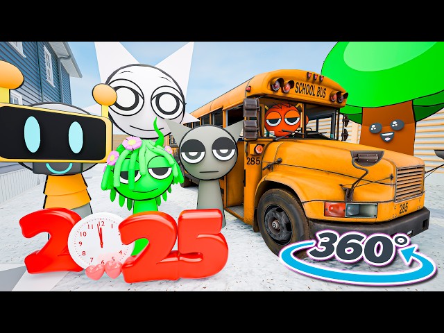 360° Incredibox Sprunki | Sprunki react Incredibox Sprunki meme Happy New Year 2025 verVR 4K Part 7