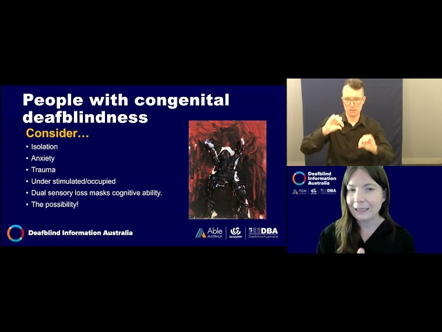 Creative Arts Therapy & congenital deafblindness webinar