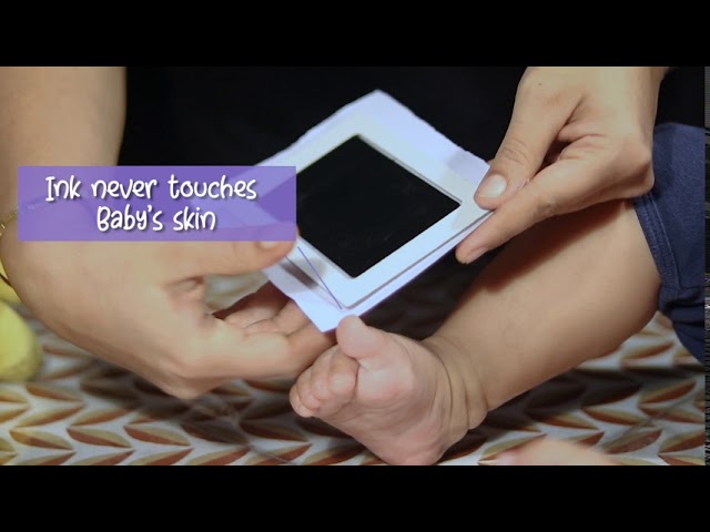 Retail Rover - How To Use Baby Handprint and Footprint Kit