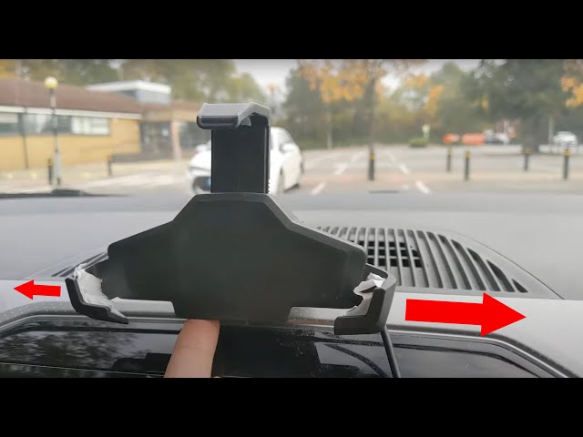 How to adjust the phone holder cradle on a VW Volkswagen Up!/Skoda Citigo/SEAT Mii