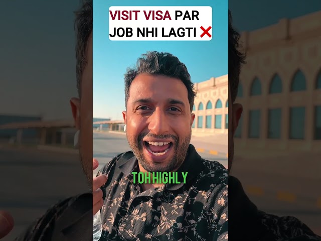 🚀 Dubai Job Reality: Visit Visa Par Job Milegi Ya Nahi? 🇦🇪