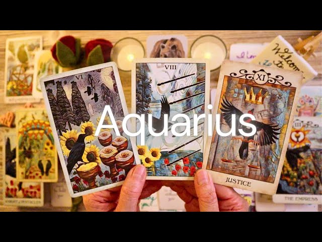 AQUARIUS LOVE- JUST WHEN YOU HAVE GIVEN UP, THEY APPEAR! DON'T MISS! 💗