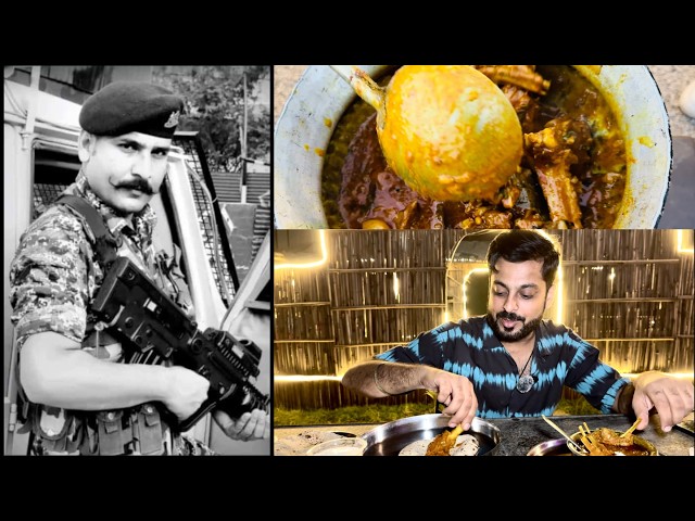 Commando On Duty दिलीप जी का राजस्थानी￼ culture वाला देसी Nonveg restaurant | Jaipur Food Mutton