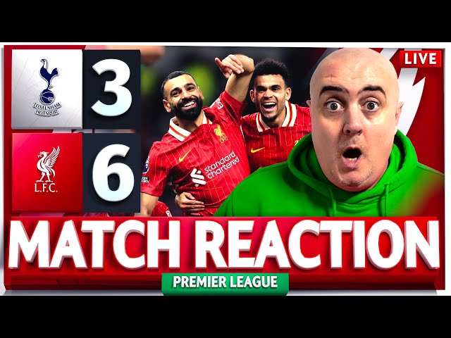 TOTTENHAM 3-6 LIVERPOOL! Craig's LIVE Match Reaction