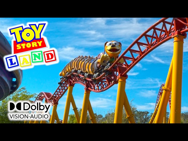 WOAHH! Toy Story Land SILENT Morning Walkthrough with 3D Audio!