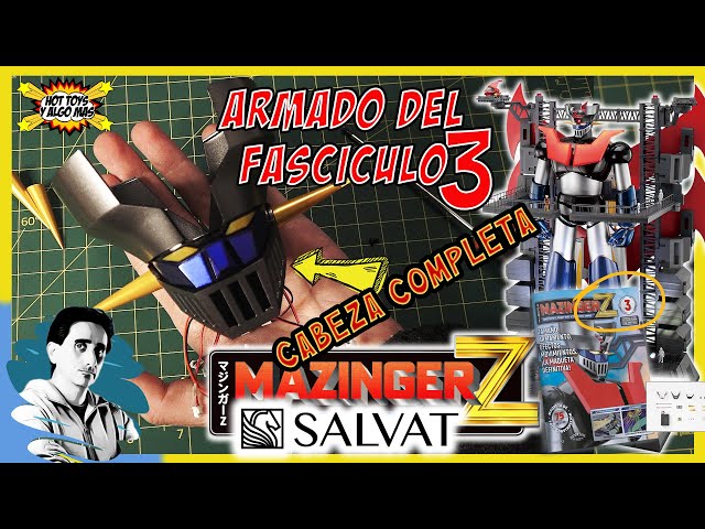 ⭕️ MAZINGER Z Salvat Fascículo 3 ¡CABEZA COMPLETA! no lo armes sin ver! ⭕️ #mazingerz