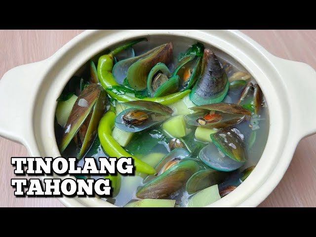 TINOLANG TAHONG | MUSSELS IN GINGER BROTH