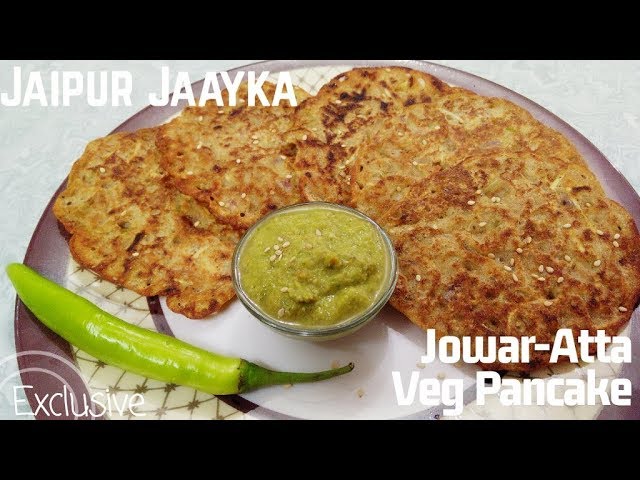 JOWAR CHILA VEG PANCAKE Healthy Breakfast Recipe | JAAYKA EXCLUSIVE