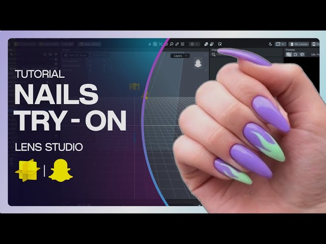 Nail Try on/ Nail Colour - Lens Studio Tutorial | Create your own snapchat filter