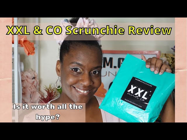 XXL Scrunchie Review | XXL Scrunchie  and Co unboxing | XXL and Co | Is it worth all the hype? 🤔💭🇨🇦