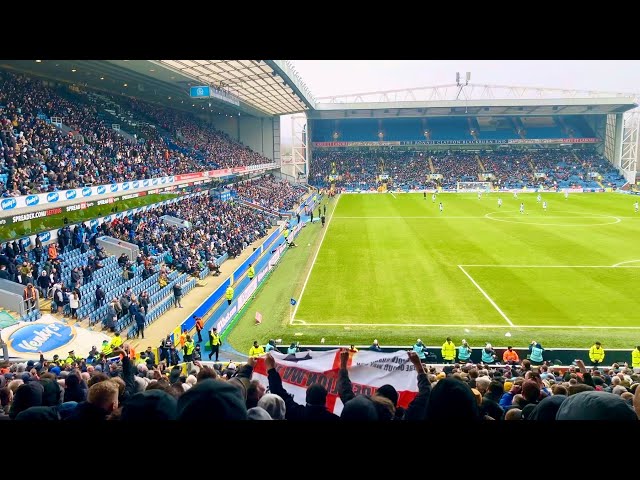 Wolves fans at Blackburn away (9/2/25)