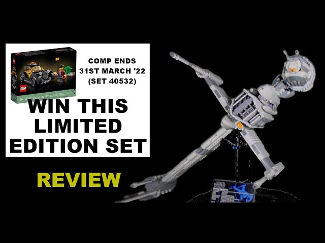 VR180 8K Lego COMPETITION + Review 10227 B-Wing Starfighter UCS Star Wars BazBrickVR S01E16