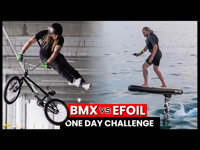 Can a BMX rider master eFoiling in ONE day?