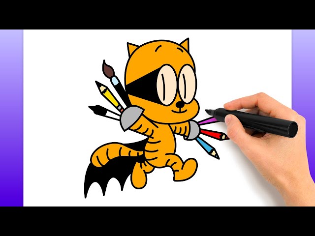 Cómo dibujar Cat Kid (Tutorial de dibujo fácil)