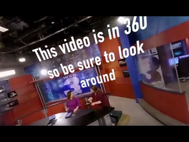 WSIL 360: Special view of the studio during a Weathercast