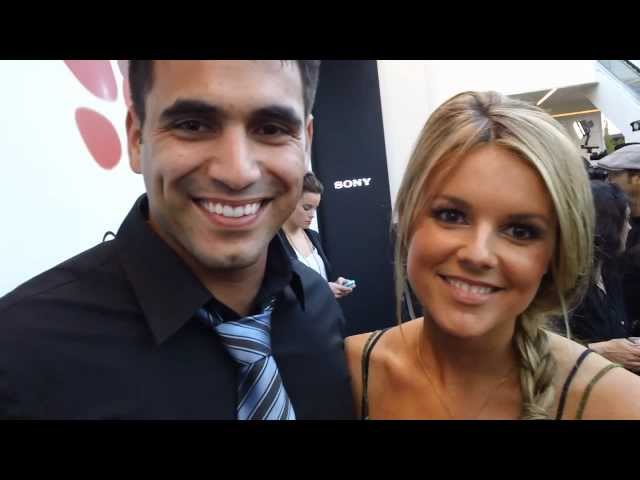 Bachelorette Ali Fedotowsky & Roberto Martinez On the Town @Sony Party -