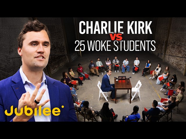 Can 25 Liberal College Students Outsmart 1 Conservative? (feat. Charlie Kirk) | Surrounded