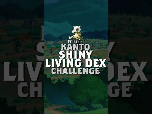 Kanto Shiny Living Dex Challenge - 30/150  #pokemon #gaming #shinypokemon