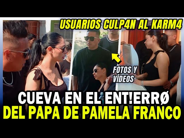 CHRISTIAN CUEVA acompaña A PAMELA FRANCO a DESPEDIR A SU PADRE en CHIMBOTE - FOTOS Y VIDEO