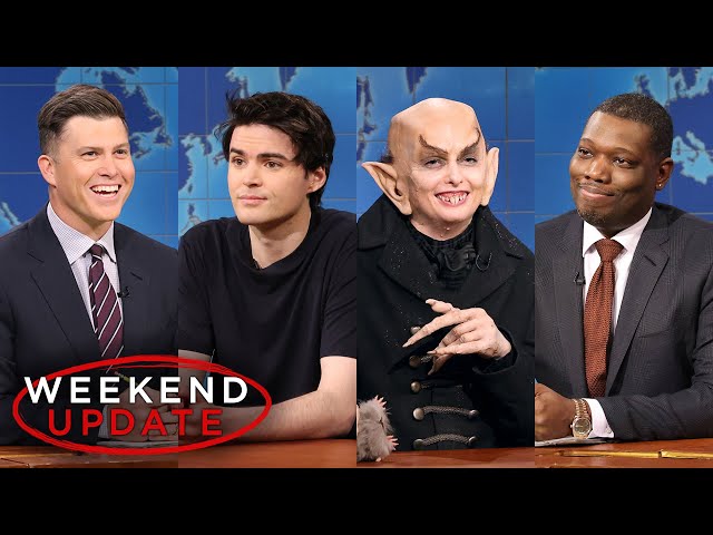 Weekend Update ft. Michael Longfellow, Sarah Sherman - SNL