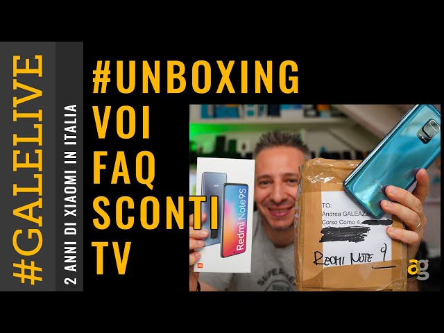 #GALELIVE UNBOXING, SCONTI, FAQ, #VOI per i 2 ANNI di XIAOMI in ITALIA