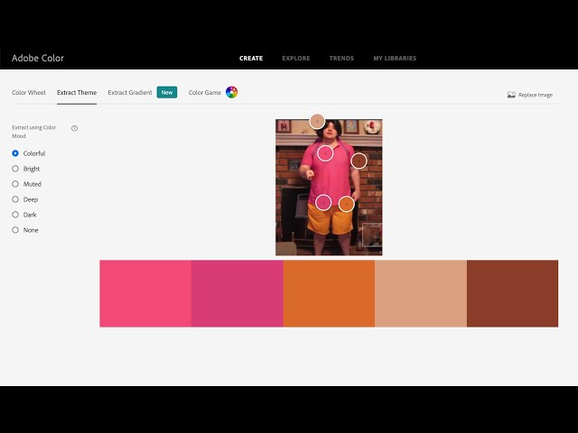 How to Extract and Select Colors from an Image - Adobe Color