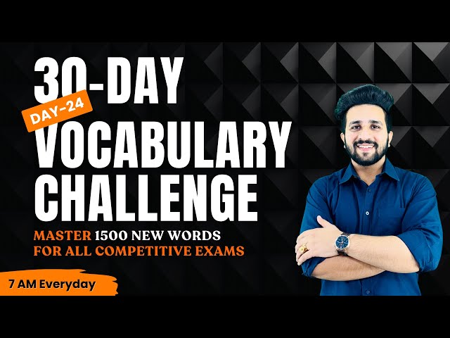 English Vocabulary | Master 1500 Words in Just 30 Days With Ankush Dawra Sir | Day-24