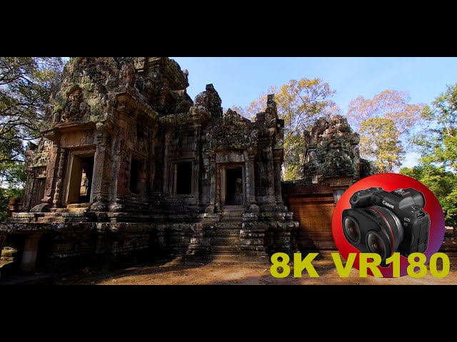 CHAU SAY TEVODA TEMPLE at Angkor Siem Reap Cambodia 8K 4K VR180 3D (Travel Videos ASMR Music)