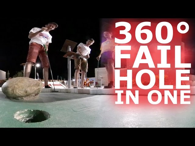 360° VR Miss FAIL challenge Virtual Reality Mini golf