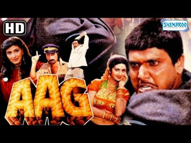 Aag (1994) (HD) Hindi Full Movie - Govinda - Shilpa Shetty - Sonali Bendre - Old Hindi movie