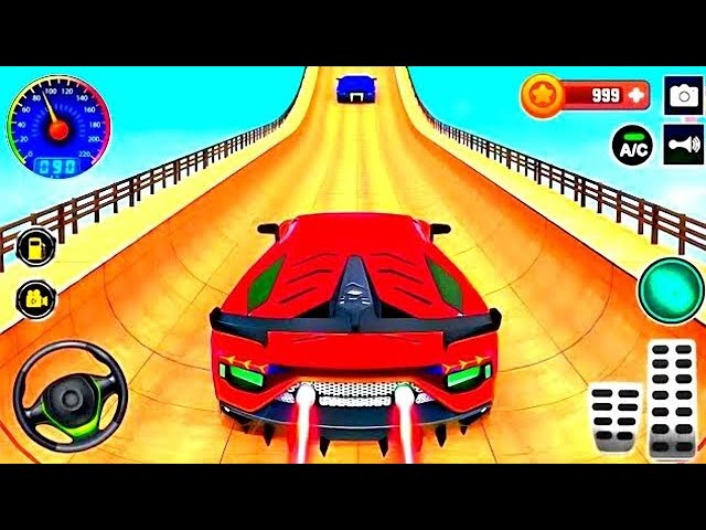 Extreme Ramp Car Racing Game - GT Car Stunt Master 3D - Android Gameplay. #gaming