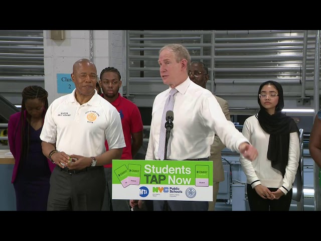 Mayor Eric Adams Makes Transportation and Affordability Announcement