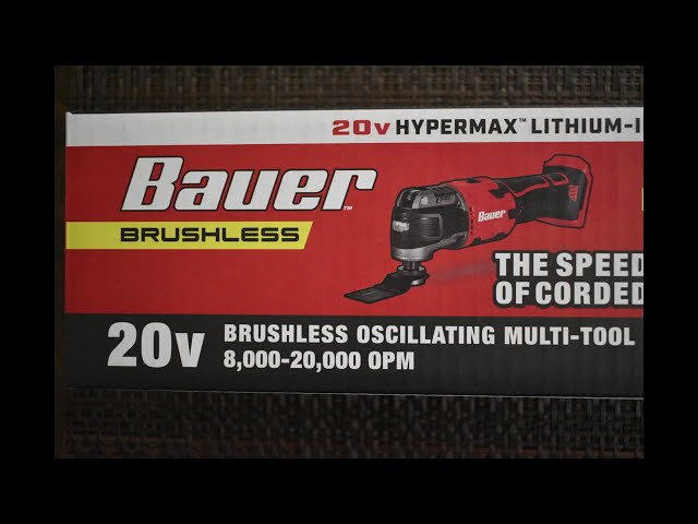 Bauer 20V Cordless Oscillating Multi-Tool Unboxing and Initial Cuts #bauer #harborfreight