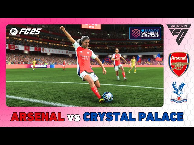 ARSENAL vs CRYSTAL PALACE - Women's Super League 2024/25 - EA SPORTS FC 25