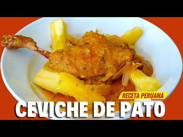 CEVICHE DE PATO NORTEÑO | Receta Tradicional Peruana (Preparación Fácil)