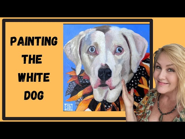 How to paint vibrant dog portraits in oils with Suzanne Barrett Justis