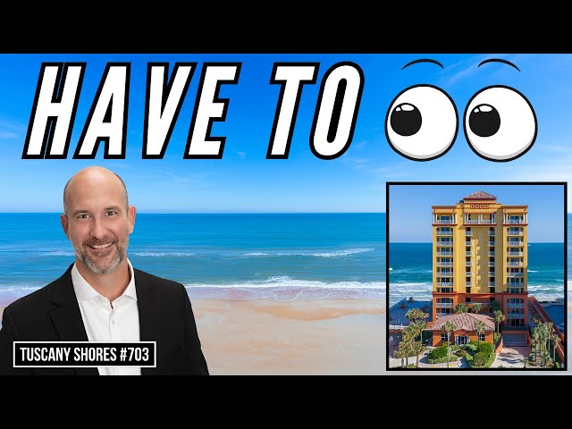 Florida Condo For Sale | Oceanfront Daytona Beach Shores Condominiums | Tuscany Shores #703