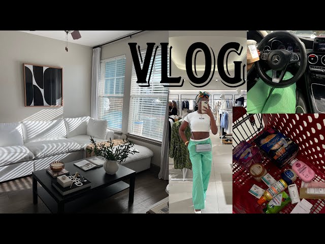 Vlog/ Sofa finalman vini / koman m ranje l /shopping nan target /mwen malad 😭+more