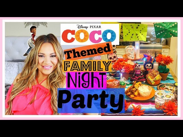 Disney Coco Themed family Night Party! Fall Family Night Inspiration!