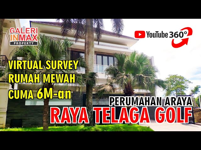 VR Tour 360° RUMAH DIJUAL DI MALANG - Rumah Mewah Modern Minimalis di Raya Telaga Golf Araya Malang