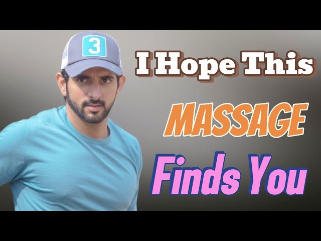 I Hope This Massage Finds You | Sheikh Hamdan | Fazza Prince of Dubai | Fazza Poems 2025