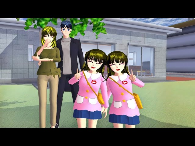 THE SEPARATED TWINS 👭 (Complete Episodes 🎉) | Sakura School Simulator Short Story | Kat-kat Gaming