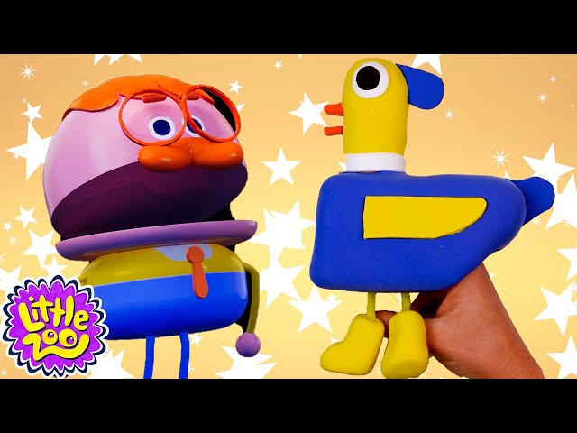 🎨 Make your Own Silly Duck Puppet! 🦆 | Silly Duck | Crafts for Kids | @LittleZooTV